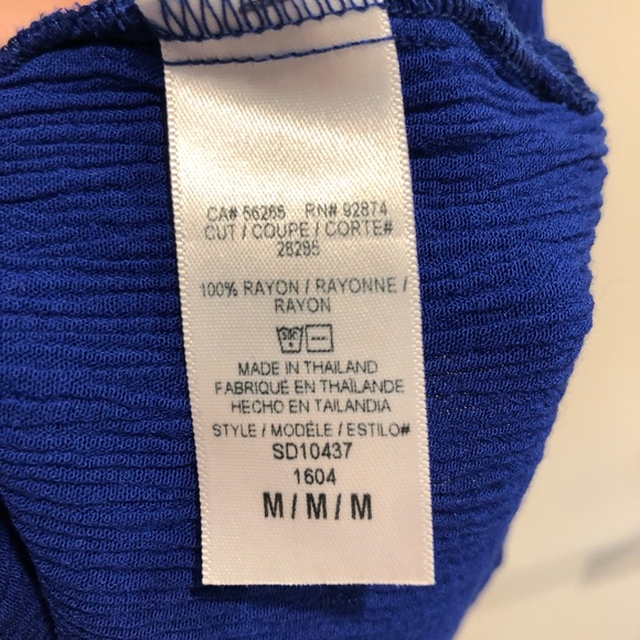 Splendid Dresses Splendid Crinkle Gauze Tank Dress In Cobalt Blue Poshmark